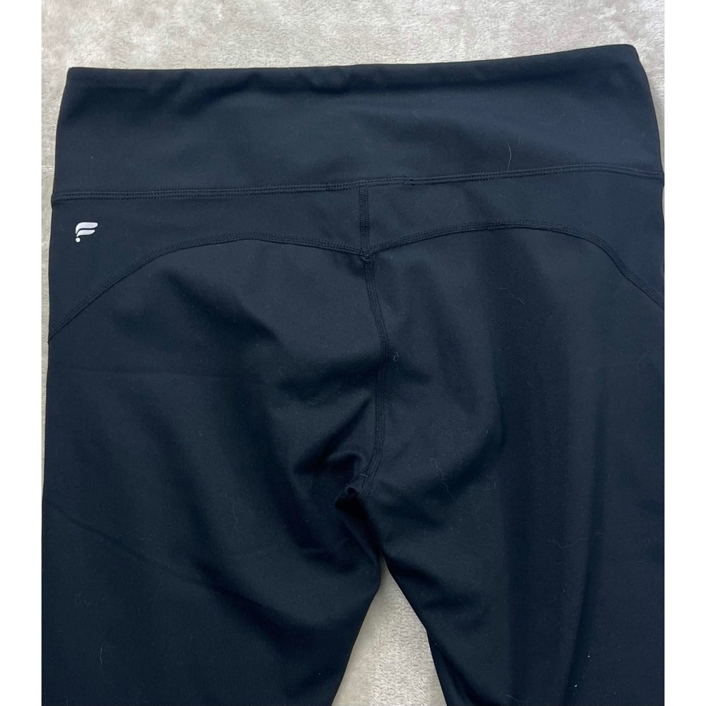 Fabletics Womens Black High Waisted Activewear Compression Leggings Size S M